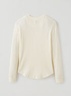 Waffle Long sleeve Top