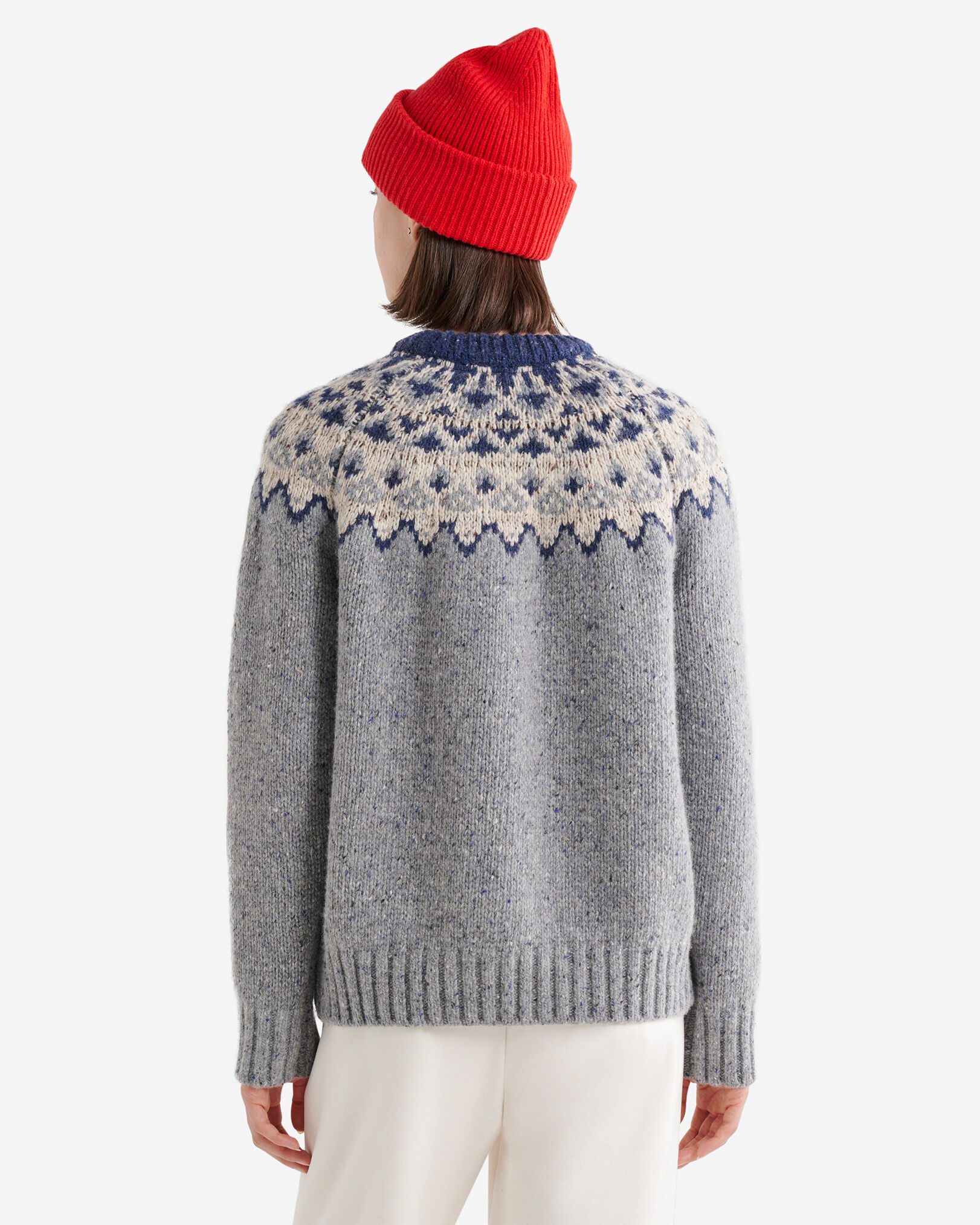 Oversized Fair Isle Sweater