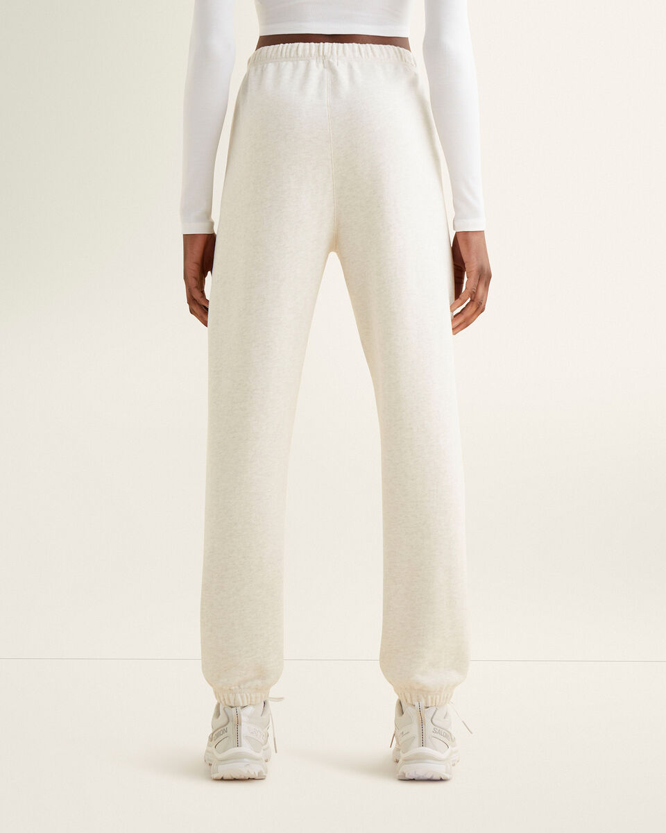 Pantalon en molleton de coton bio à taille haute Cooper