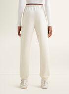 Pantalon en molleton de coton bio à taille haute Cooper