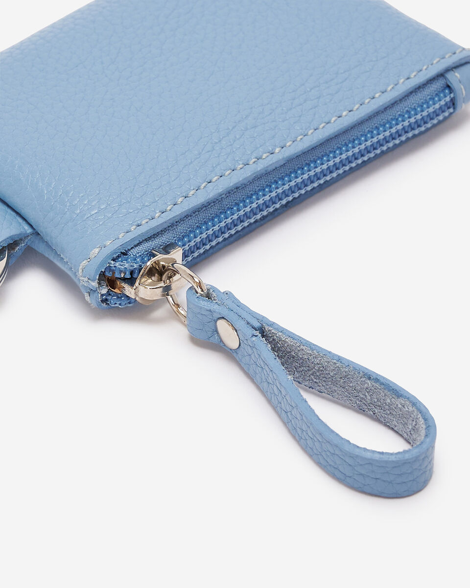Pochette à glissière en cuir Cervino