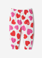 Pantalon en molleton Amour pour bébés