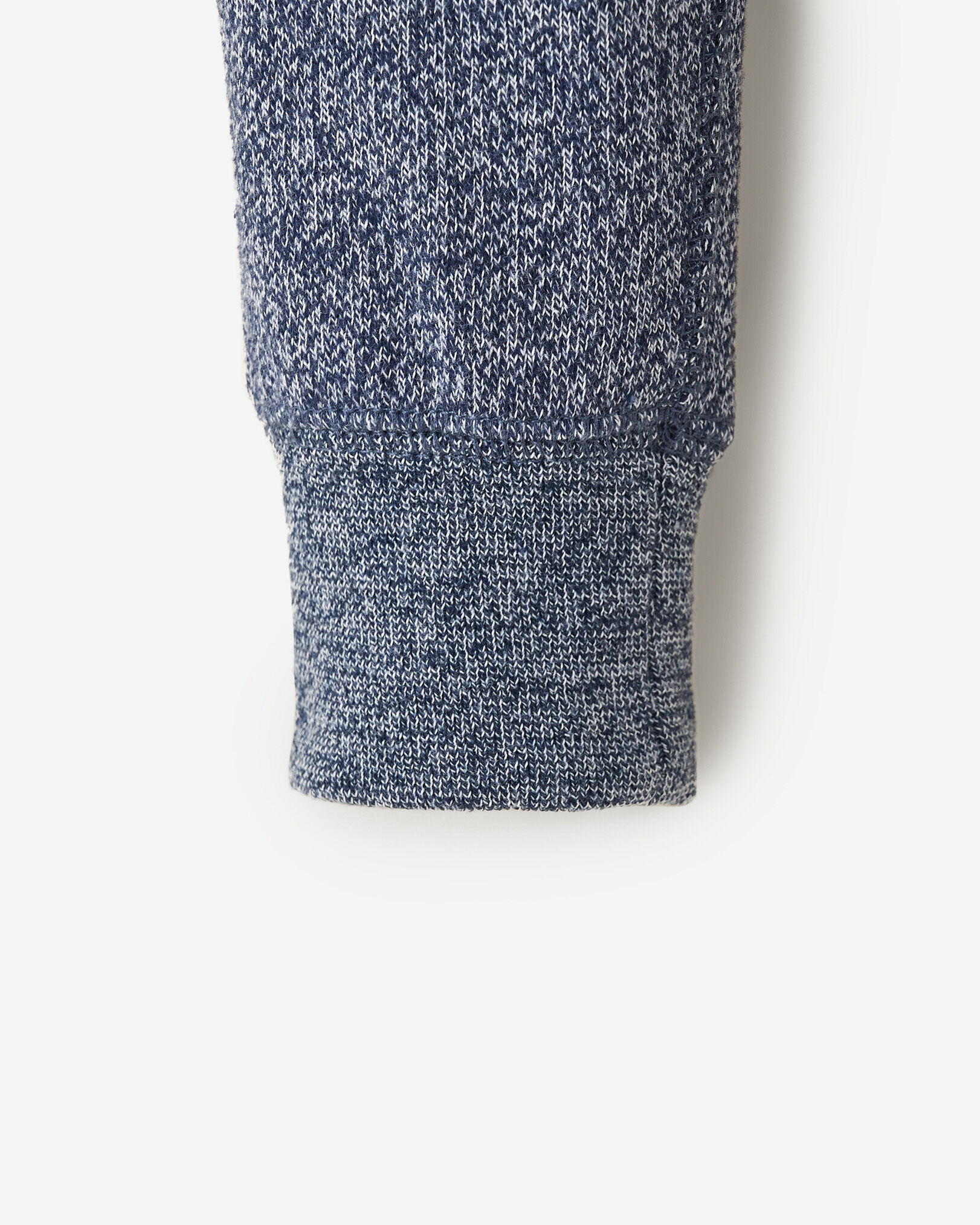 Pantalon ajusté à cheville côtelée en molleton de coton bio pour tout-petits