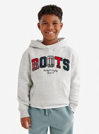 Kids Plaid Applique Hoodie
