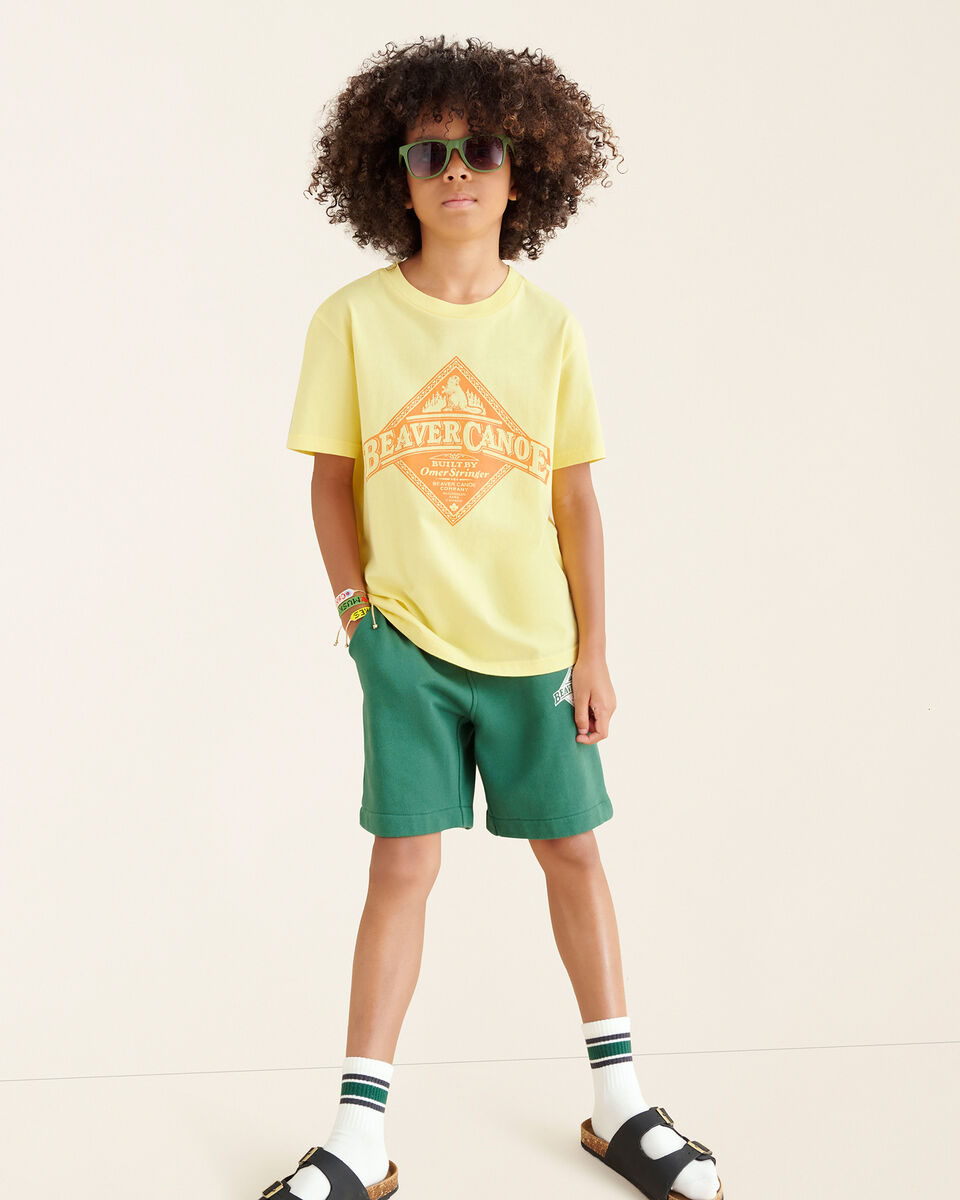 T-shirt décontracté Beaver Canoe pour enfants