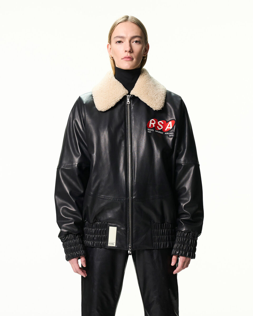 Blouson aviateur Roots X Mr. Saturday