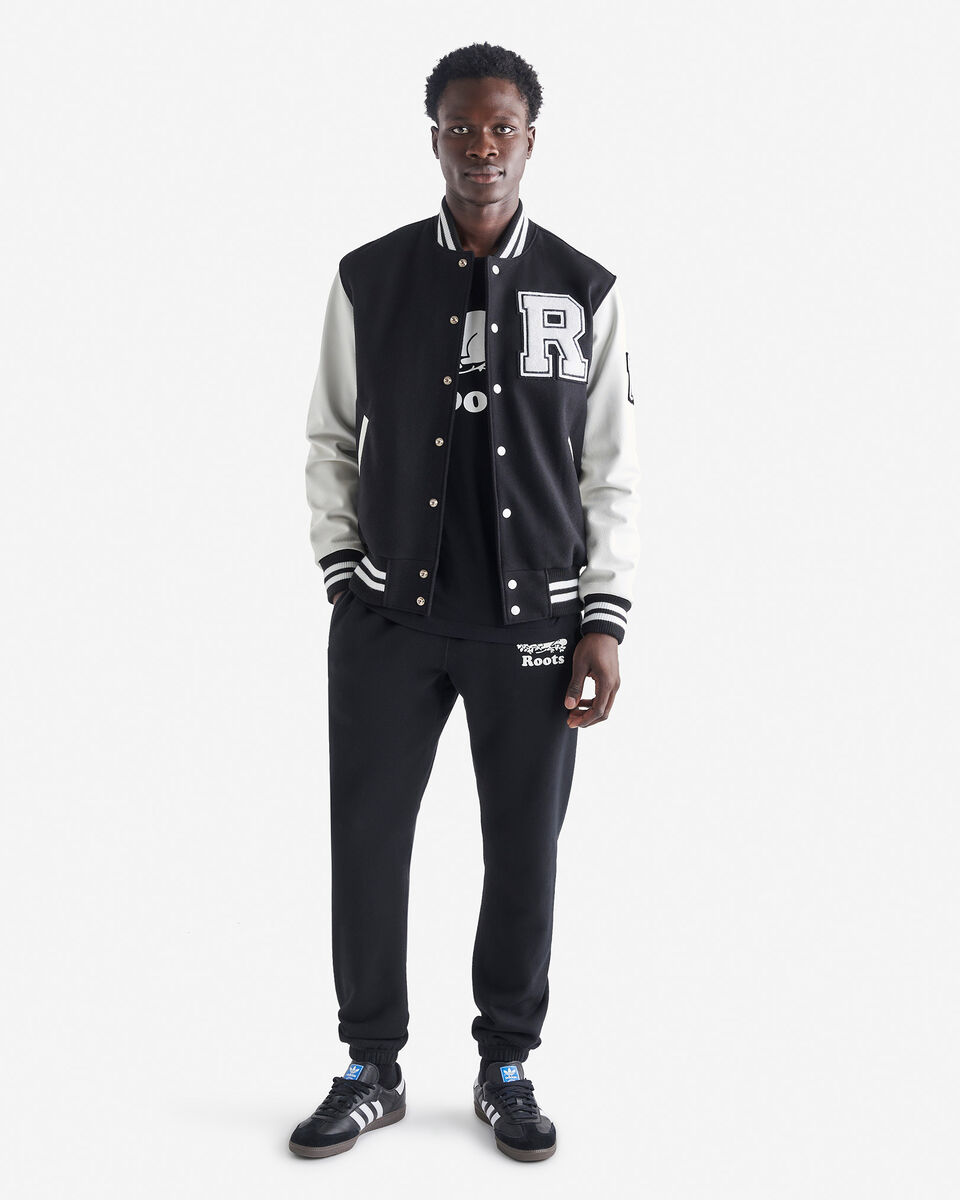 Blouson universitaire rétro pour homme