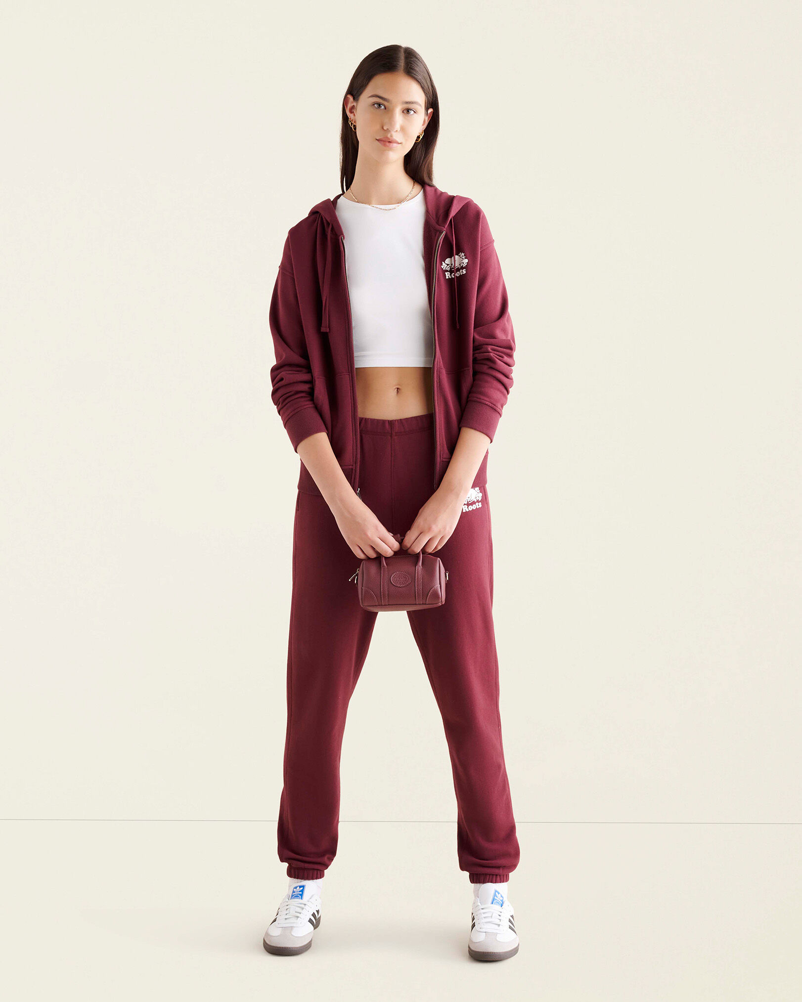 Organic Cooper High Waisted Sweatpant Sweatpants Roots