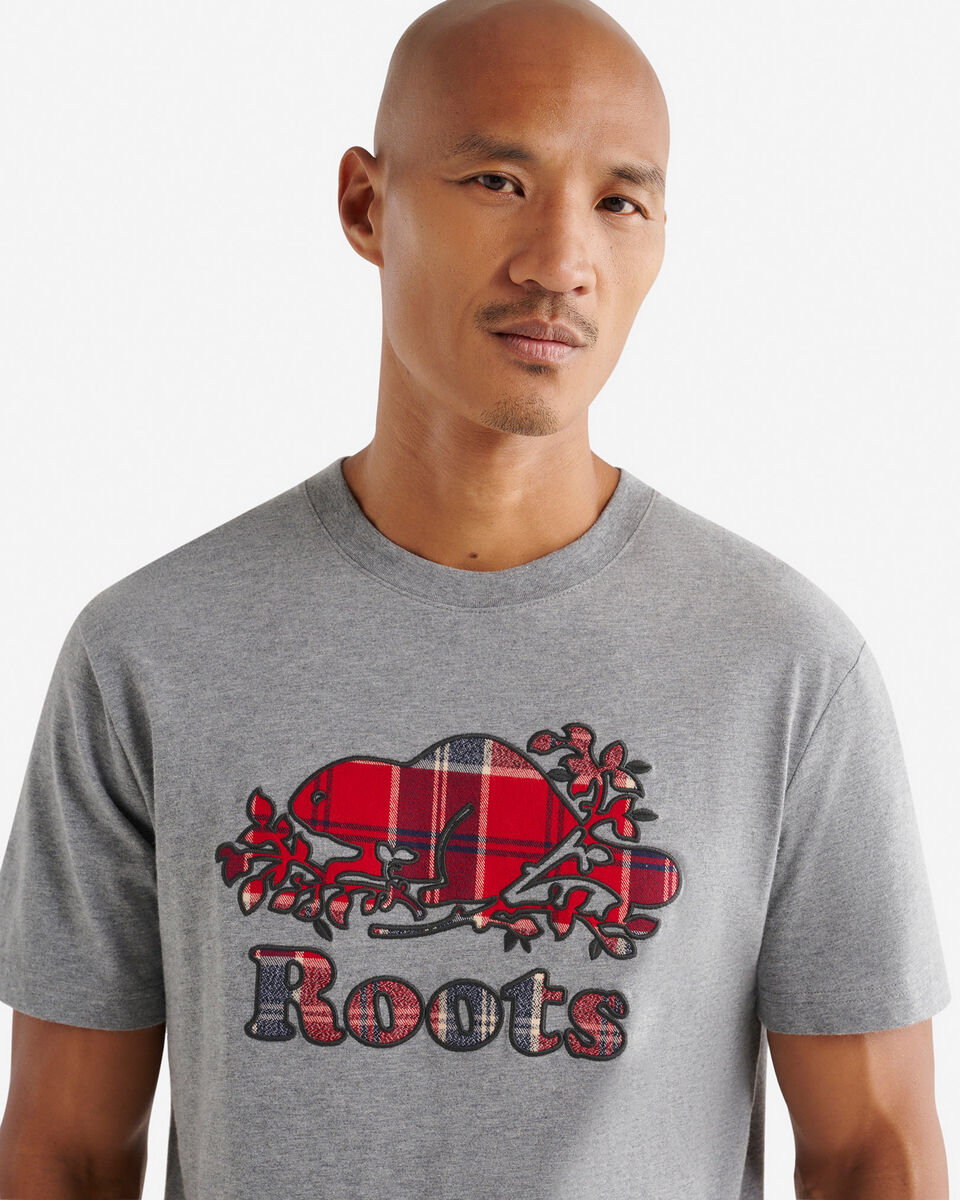 T-shirt Cooper à carreaux pour hommes