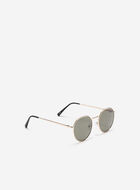 Womens Metal Round Modified Sunglasses