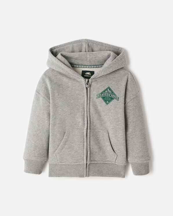 Toddler Beaver Canoe Relaxed Full Zip Hoodie