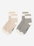 2 paires de socquettes en coton Cabane pour adultes 
