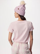T-shirt Cooper &agrave; carreaux pour femme