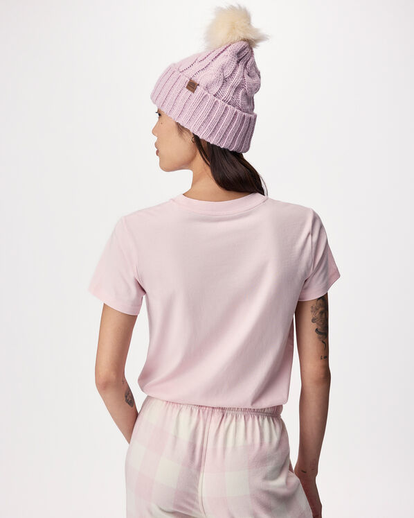 T-shirt Cooper &agrave; carreaux pour femme