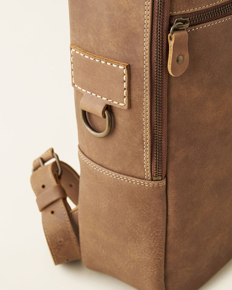 Sac à dos 2.0 en cuir Tribe