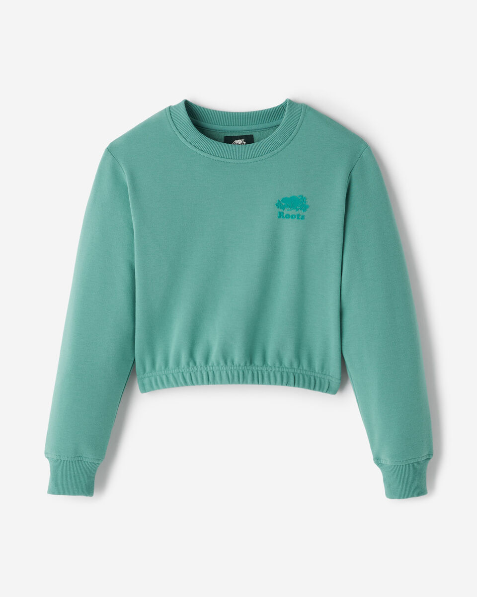 Girls Cozy Cinched Crew Sweatshirt