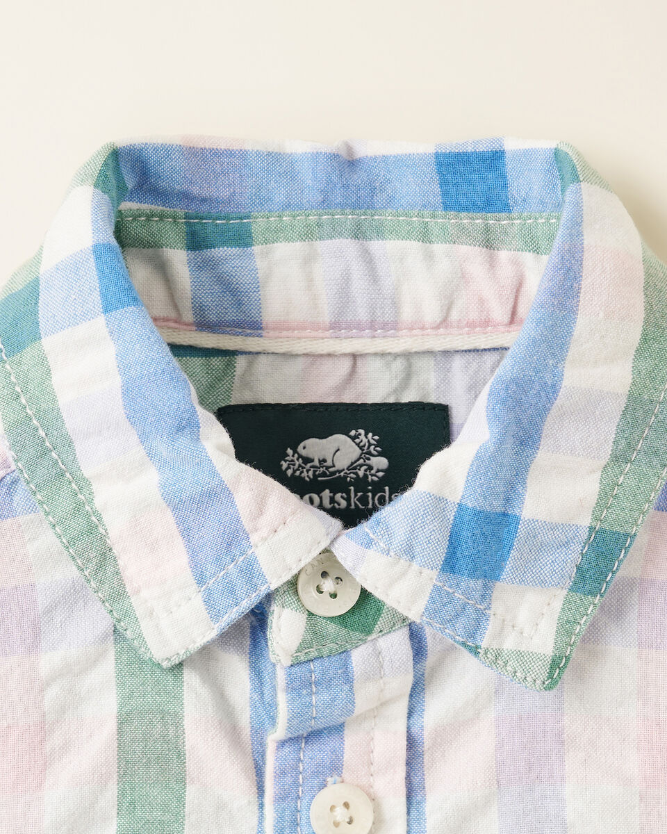 Toddler Boys Gingham Shirt