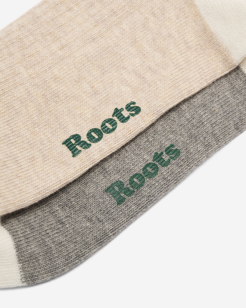 2 paires de socquettes en coton Cabane pour adultes 