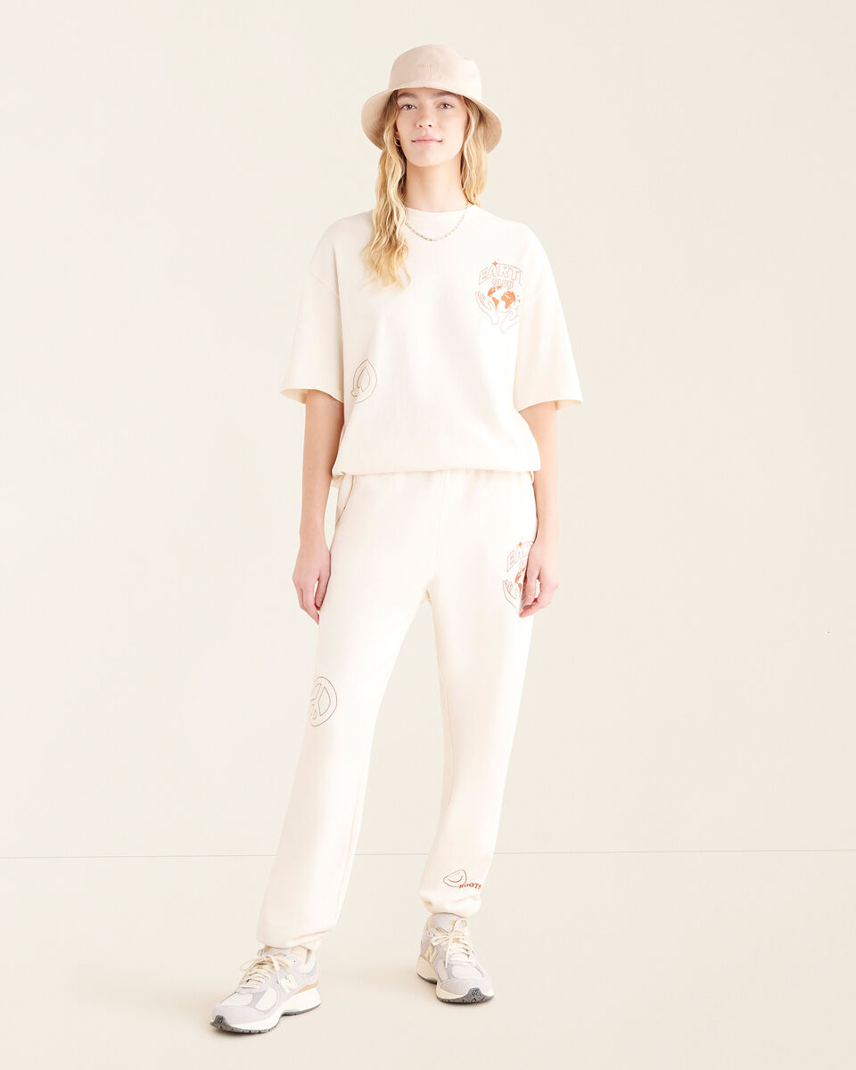 Undyed Cotton Ankle Pant