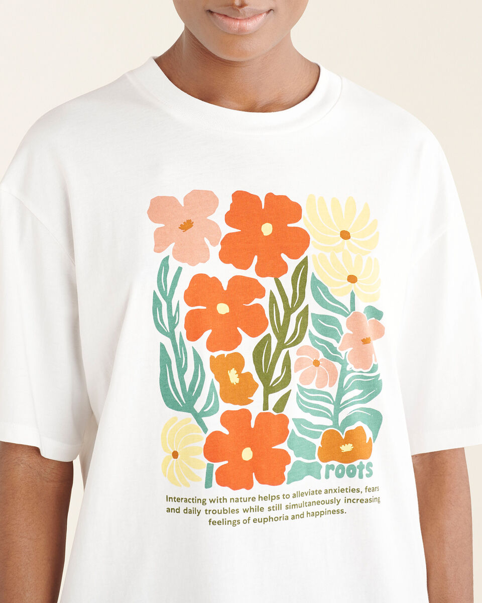 Womens Roots Flower T-Shirt
