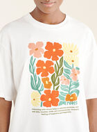 Womens Roots Flower T-shirt