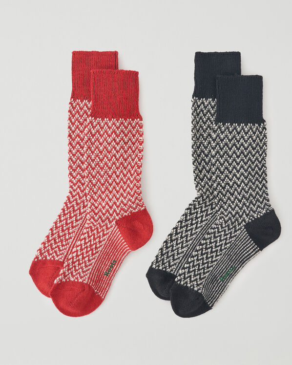 Adult Herringbone Sock 2 Pack