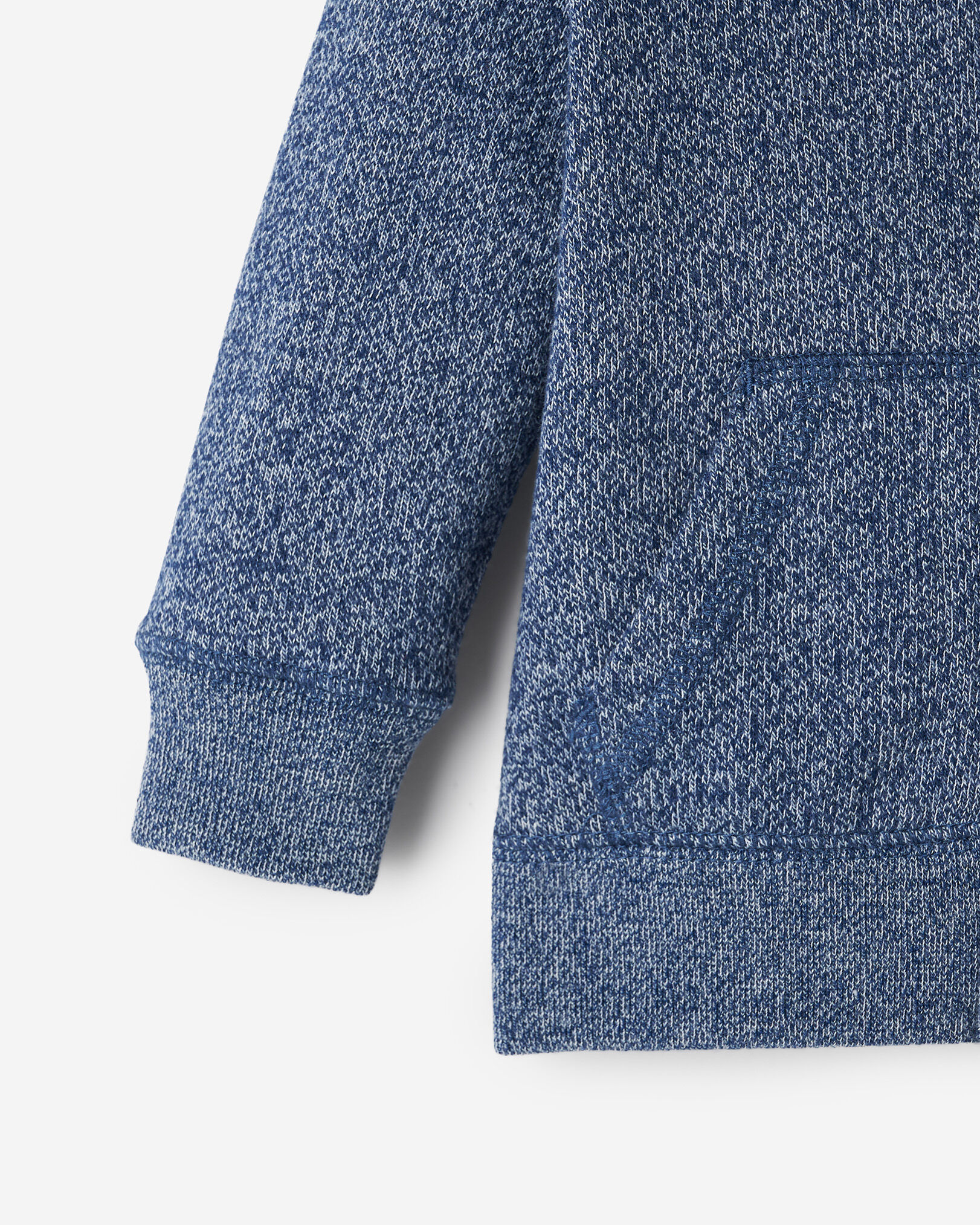 Chandail original à capuchon et glissière en coton bio pour bébés