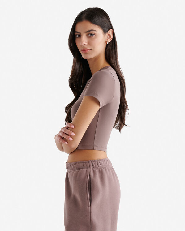 Renew Knit Crop T-Shirt