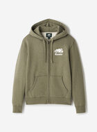 Chandail original &agrave; capuchon et glissi&egrave;re en coton bio 