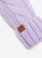 Mitaines en tricot torsad&eacute; Olivia pour adulte