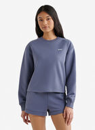 Chandail &agrave; col rond en molleton estival Nuage