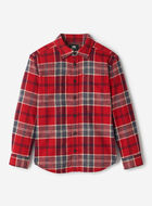 Kids Plaid Tidings Shirt