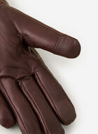 Gants tactiles en cuir nappa pour femmes