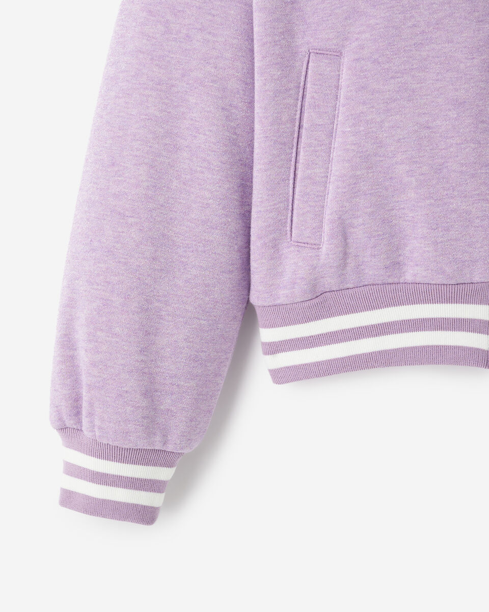 Girls Cooper Sparkle Varsity Jacket