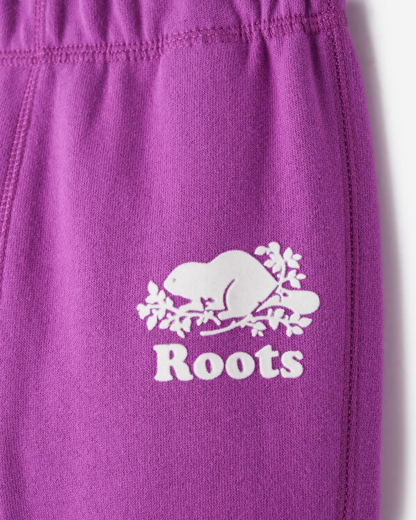 Pantalon original en molleton de coton bio Roots pour b&eacute;b&eacute;s