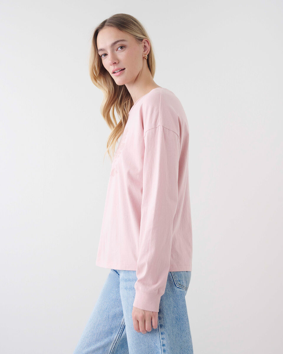 Womens Organic Cooper Beaver Long Sleeve T-shirt