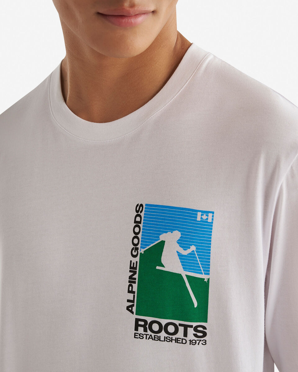 T-shirt à manches longues rétro alpin pour homme