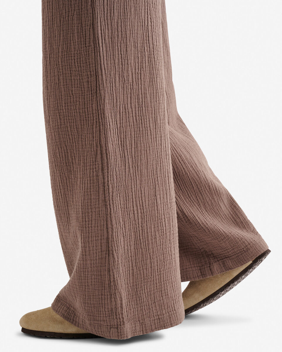 Isla Cotton Gauze Wide Leg Pant