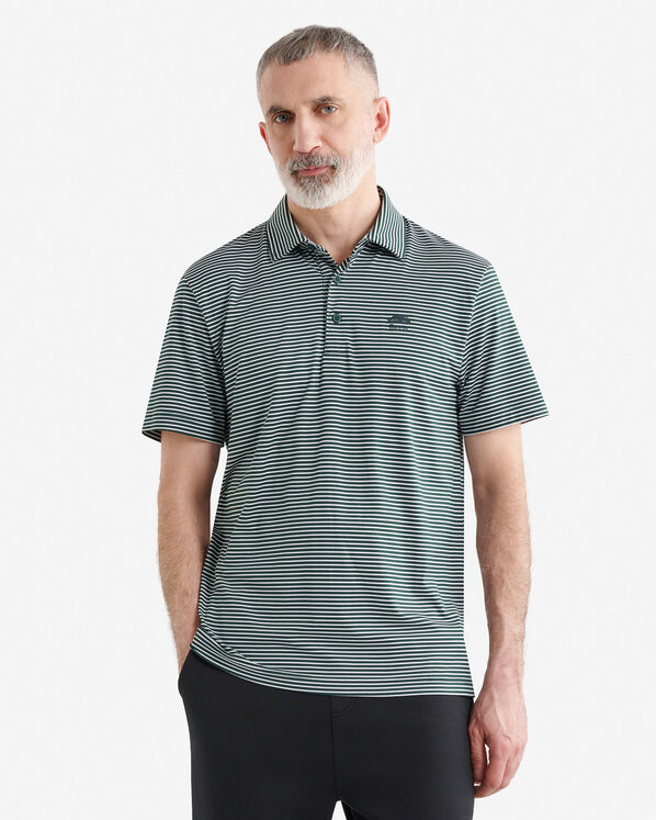 Renew Knit Striped Polo
