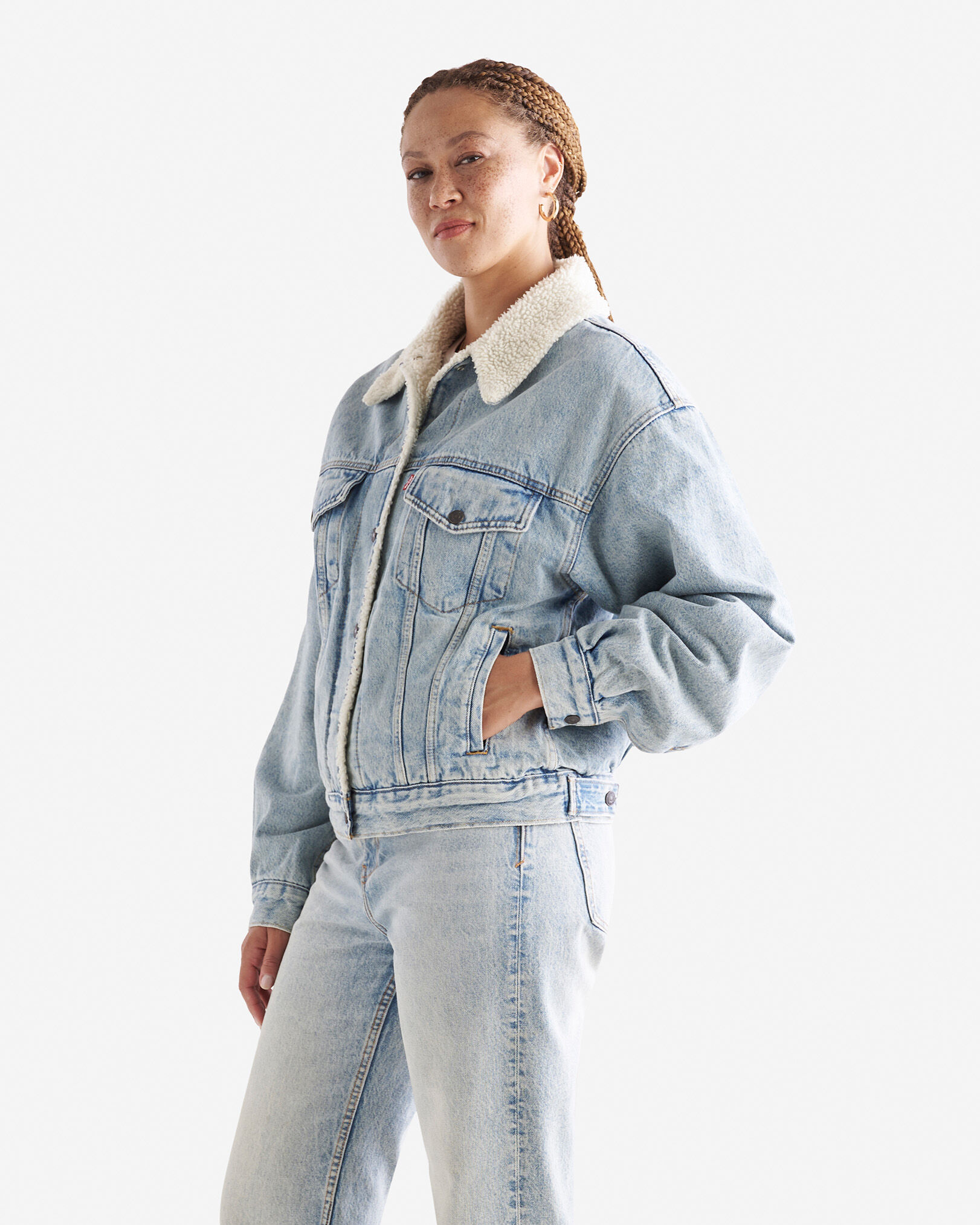 Levi s 90s Sherpa Trucker Jackets Outerwear Roots