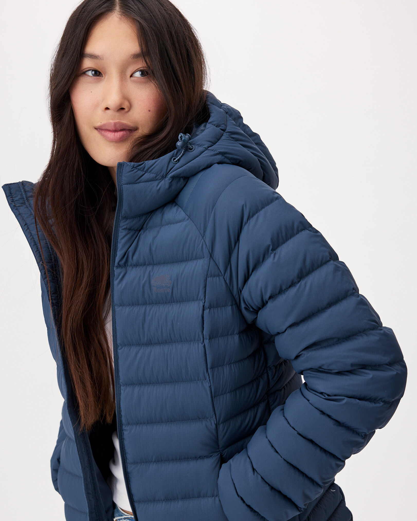 Blouson compressible en duvet Roots