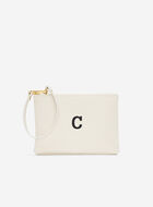 Monogram Wristlet Ivory