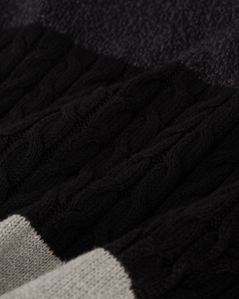 Cabin Relaxed Striped Crew Sweater