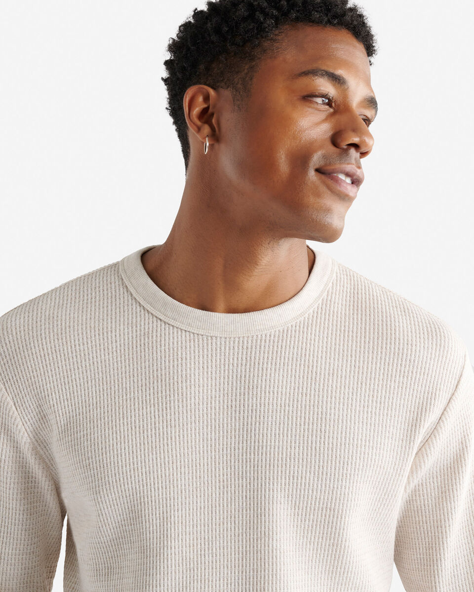 Waffle Long Sleeve Crew