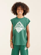 Kids Beaver Canoe Raglan Tank