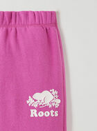 Pantalon original en molleton de coton bio Roots pour tout-petits