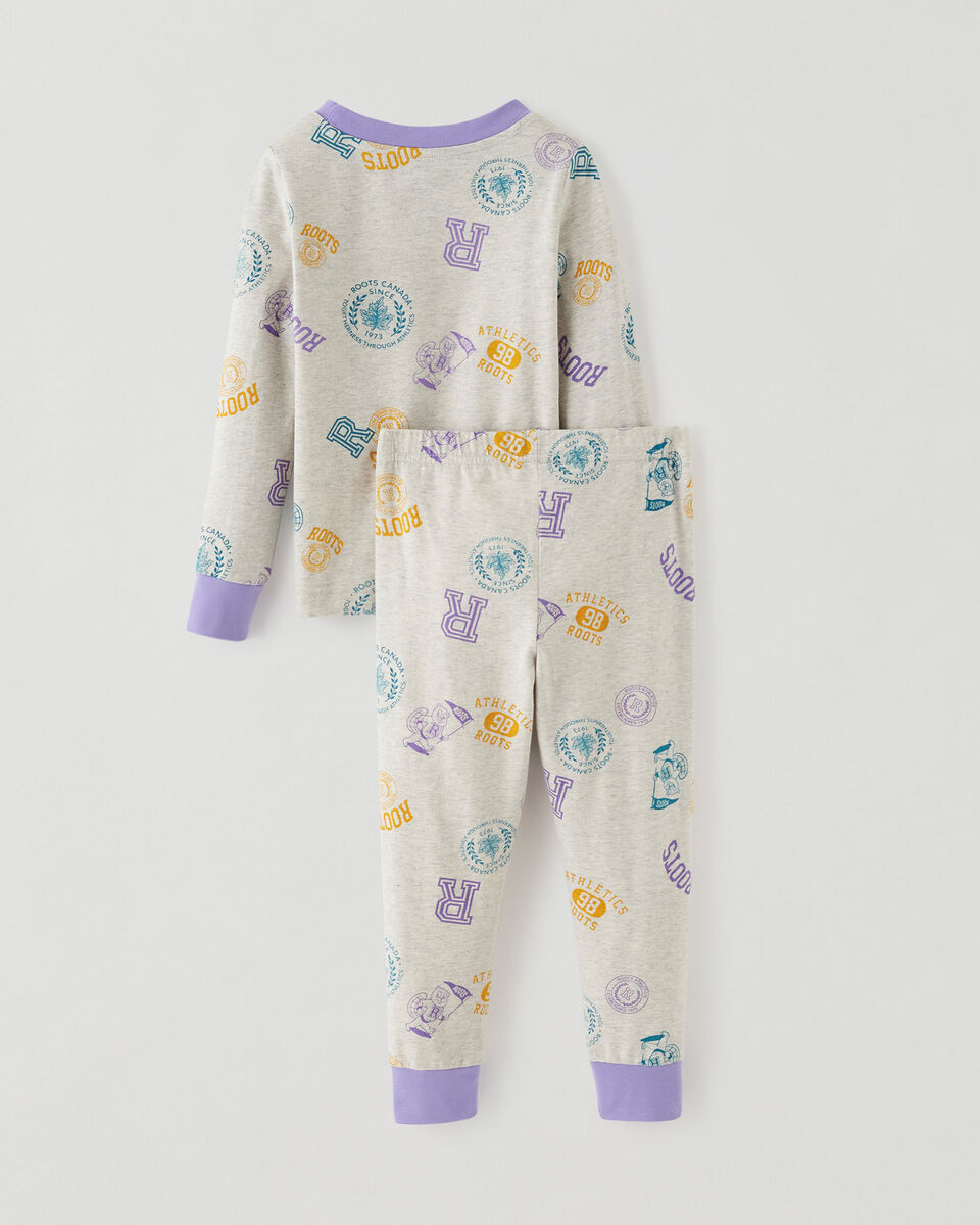 Toddler White Athletics Club PJ Set