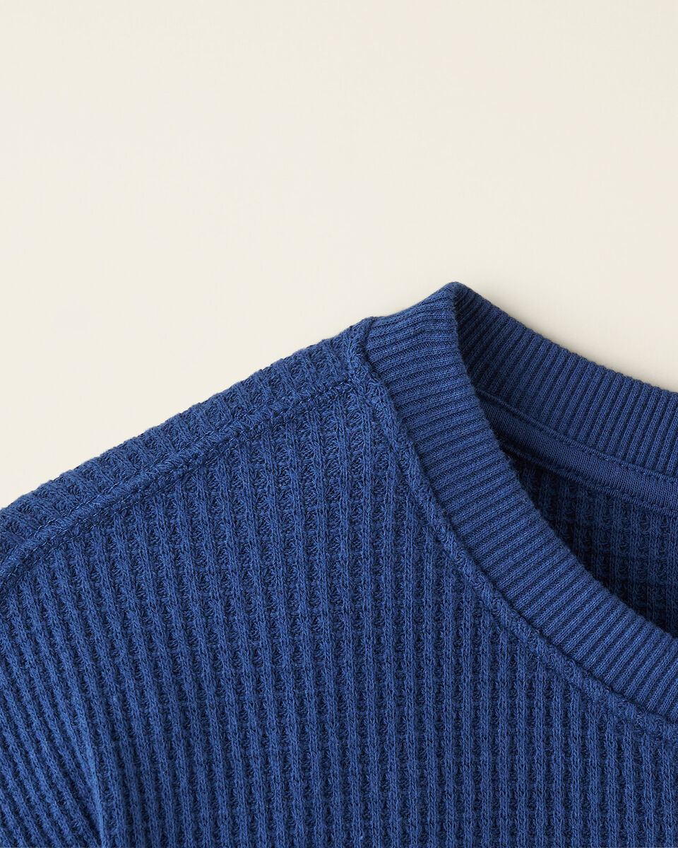 Waffle Long Sleeve Top
