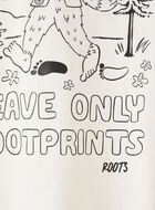 T-shirt Leave Only Footprints pour enfants