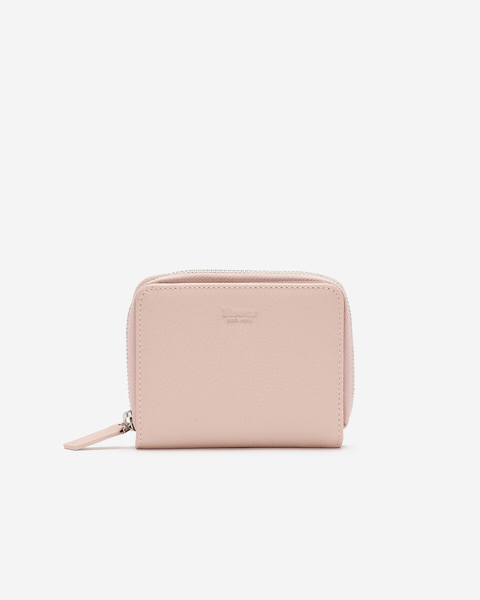 Petite pochette à glissière en cuir Cervino